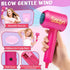 Cleboen Playset 3 4 5 6 7 8+ Hair Styling Doll Head Makeup Kit for Girls Toys - Kids Hair Salon Pretend with Hairdryer