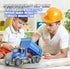 Dump Truck Toy Construction Toys with Lights and Sounds - Push & Go Car for Toddlers Age 3-5 Birthday Gift