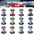 F1 Formula Pull Back Cars Toy Model Set, 12 Pack 1:43 Matchbox Small Race Cars for Toddlers Ages 2-8