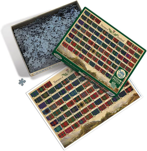 1000 Cobble Hill Piece Puzzle - Tartans of Scotland - Sample Poster Included
