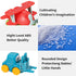 ALASOU 8 PCS Baby Cranes Car Toys with Playmat/Storage Bag, 1st Birthday Gifts for Toddler Age 1-2