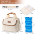 Pack 6 9 Breastmilk Cooler Bag with Ice Fits Baby Bottles up to Ounce, Wearable Breast Pumps Cooler Bag for Nursing Mom