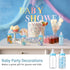 48 4.5 Inch Pcs Baby Bottle Shower Favor Mini Plastic Candy Bottle Baby Shower Fillable Feeding Candy Box for Party Boy