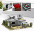 WW2 Set(928PCS). Military Battle Fort Building Block Suitable for Secondary Creation.Build Different Combat Buildings.
