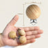 10PCS Natural Beech Wood Pacifier Suspender Clips, for Teething Grasping Toy, Charm DIY Pacifier Clips Holder
