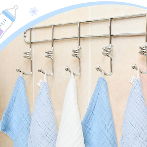 8 Pack Set 100% Peryiter Baby Bath Towels and Wash Cloth Muslin Hooded Soft Cotton Baby Hooded Bath Towel Absorbent