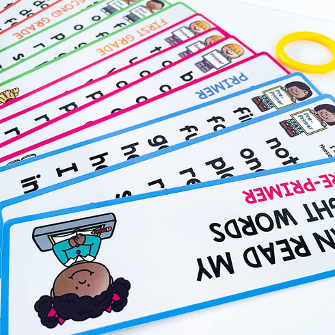 220 Sight Words Flashcards, High Frequency Words for Beginning Reading, Kindergarten to 1st Grade