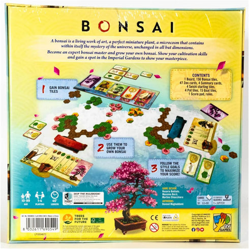 DV Games Bonsai Strategy Board Game | Master the Art of Tile Placement