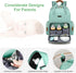 WITSTEP Backpack Diaper Bag with Changing Station, Baby Diaper Bag Organizer for Moms Dads Large Baby Changing Bags