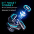 Fidget Spinners Toy, Stress Anxiety ADHD Relief Spinner Gifts for Adults and Kids, Metal Finger Hand Toy with Luminous