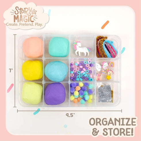 Story Magic Rainbow Unicorn Sensory Play Set, Build Cognitive Development and Fine Motor Skills for Kids Ages 4-8
