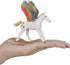 MOJO Pegasus Baby Rainbow Realistic Fantasy Toy Replica, Hand Painted Figurine