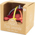 Ulysse Couleurs d'Enfance Silicone: Brick RED Star Teeth Ring