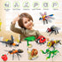 Set,Insect 8 8 KAZI Bugs Building Toy Collection Building Blocks Including Different Bug,STEM Toys for Kids Age