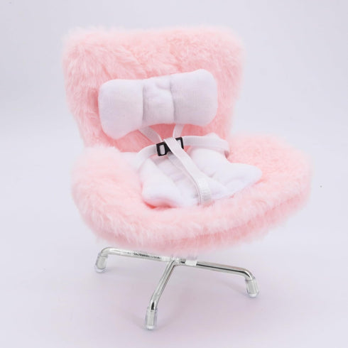 QUPIVA 17cm Car Seat for Dolls with Air Vent Clip and Desktop Stand, Have A Seat Compatible with Doll, Doll Accessories