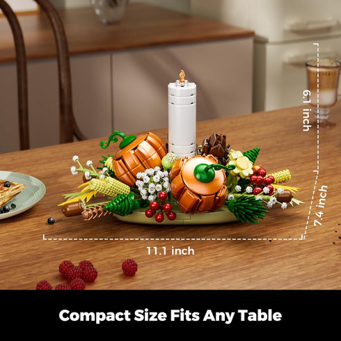 Sets (832Pcs) Botanical Collection Flower Centerpiece Building for Adults and Kids Holiday Decoration for Dinner Table