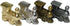 Regal Games - Mexican Train Domino Replacement Metal Marker Trains - for