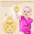 3-6 0-12 MCGMITT Baby Teething Toys for Months, Easy Grasp Silicone Infant Rattle Teether Toy for Months, BPA-Free Food