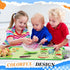 Mifoci 8 Pcs Educational Preschool Placemat Set - Reusable Washable Non-Slip Placemats for Kids Dining Table