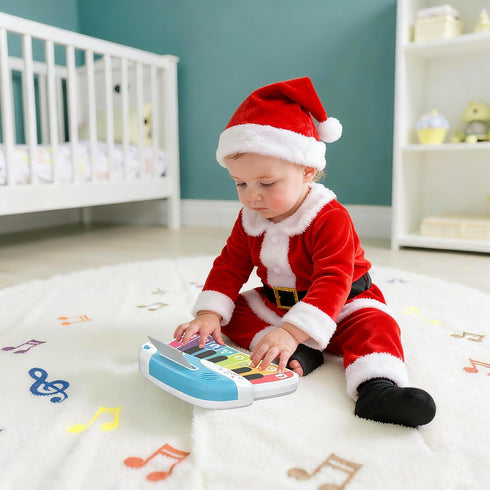 1-3 3 12 1-4 Baby Piano Keyboard Toy for Toddlers, Touch Sensor Toddler Piano for Toddlers Baby Musical Toy w/ Modes
