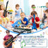 Inflatable Rock Star Toy Set - 12 Pack of Inflatable Instruments for 80s 90s Party Decorations