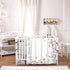 Bohemian Floral Baby Growth Blanket for Boys - Monthly Milestone Photography Prop