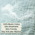 Nursing Pillow Cover, Muslin Cotton, Removable Cover for Breastfeeding Pillows, 2-Pack, Ultra-soft Baby Nursing Pillow