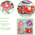 Wooden Peg Puzzles for Toddlers 1-3, Kids' Educational Preschool Peg Puzzle Toy, Set of 4 Toddler Puzzles - Farm, Dinosaur, Fruit and Marine Animals, Ideal Gift for Ages 1 2 3 Boys and Girls
