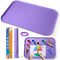 AtMini Silicone Art Mats for Kids, 24"x16" Silicone Craft Mat with Lip