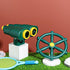 Xuhal Playground Equipment Bundle Set with Steering Wheel Toy, Pirate Ship Wheel, and Playground Binoculars for Jungle