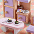 8 1: 12 12 Set Skylety Pieces Scale Minature Dollhouse Accessories Mini House Plates and Spoons Knives Forks Metal