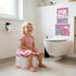 ZICOTO Fun Potty Training Chart with Stickers for Girls - Motivating Unicorn Rewards System with Stickers for Toddler
