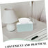 Cabilock Wipes Dispenser Airtight Silicone Lid Capacity Wipe Holder for Home and Car Stylish Sealing Design Keeps Multi