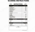 GSE 100-Pack 7" x 5" Canasta Score Pads with Game Instructions for Classic Canasta