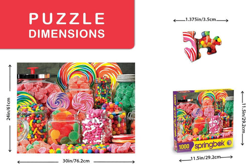 Springbok 1000 Piece Jigsaw Puzzle - Candy Galore