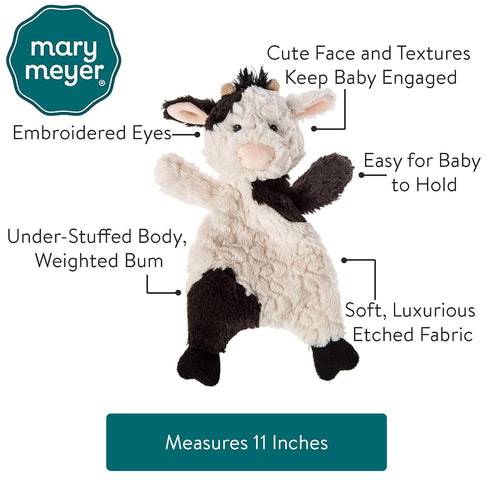 Mary Meyer Putty Nursery Lovey Soft Toy - 11-Inches Cow