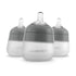 Nanobebe Flexy Silicone Baby Bottle, Anti-Colic, Natural Feel, Non-Collapsing Nipple, Non-Tip Stable