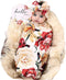 Galabloomer Baby Girl Newborn Receiving Blanket with Headband Set Baby Swaddle Nursery