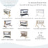 4 Pack 35"x20" AMKE(3 1) Baby Bassinet Sheets - Bedside Bassinet Sheets for Newton, Ezebaby, in & Other Large Bedside