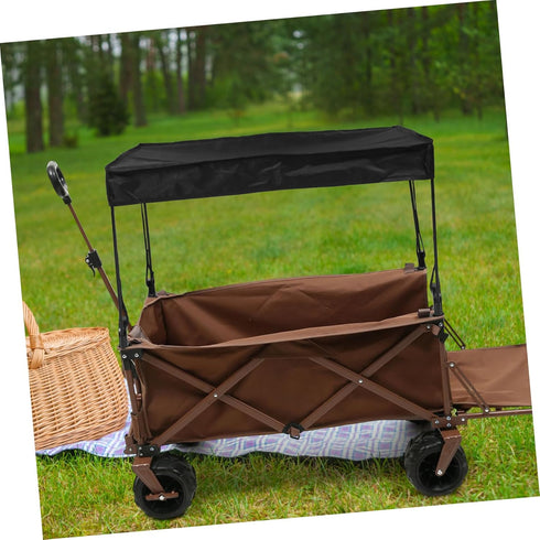 INOOMP Wagon Canopy Accessories - Sunshade & Rain Cover for Strollers and Wagons