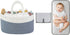 Comfy Cubs Rope Diaper Caddy Organizer and Baby Changing Pad Compact Size