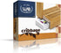 WE Games Wooden Travel Cribbage Board Set, Mini Board Games for Adults with Cards and Pegs