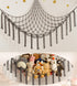 Large Stuffed Animal Storage Hammock Net - Toy Organizer Holder for Baby Nursery Room Decor - Grey
