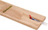 STERLING Games Folding Cribbage Board: 3 Track Wooden Board with Red White Blue Pegs for 3 Players