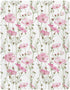 KICPOAY 52 28 Pale Pink Wildflowers Fitted Crib Sheets Stretchy Portable Playard Sheets for Baby Toddler, Breathable