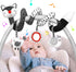 Black and White High Contrast Baby Toys for Newborn, Car Seat and Stroller Toys for 0-12 Months, Best Gift for Infants