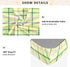 JUNZAN 52x28 Plaid Baby Crib Sheets Cotton Fitted Crib Sheets for Boys Girls Standard Toldder Bed Mattress Sheet