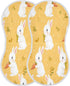 YETTASBIN Cartoon Bunny Muslin Baby Burp Cloth, Super Soft Absorbent Cotton Burp Rag Baby Bibs Feeding Cloth