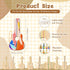 Syhood 24 Pcs DIY Wood Guitar Cutouts for Kids - Bamboo Musical Instrument for Crafts Class and Birthday Parties