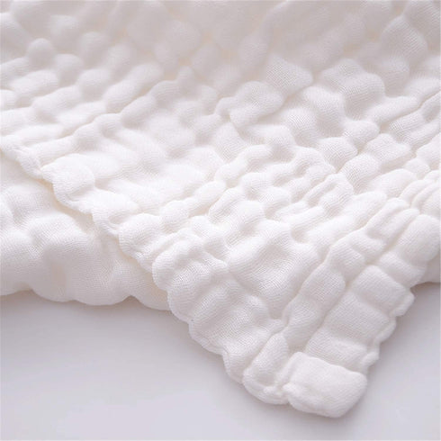 Set 3 Pack 6-Layer 40x40 inches Muslin Baby Bath Towels Ultra Soft and Absorbent Baby Towels Infant Toddler Blanket